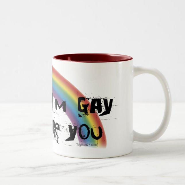Bicolor Sepa que soy taza gay (Derecha)