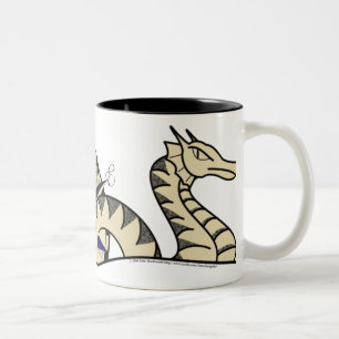 Bicolor Serpiente de mar - taza
