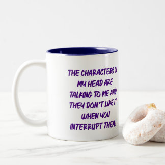 Bicolor ¡Shhh! Personajes Hablando - Taza de Café Divertid