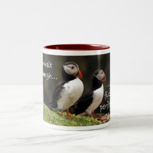 Bicolor Si usted espera bastante tiempo… la taza del