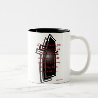 Bicolor Si YE tiene taza de la fe