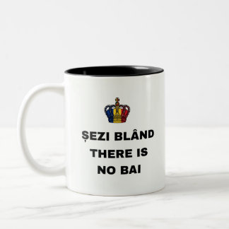 BICOLOR SIÉNTATE TRANQUILO, NO HAY PROBLEMA TAZA DE CAFÉ D