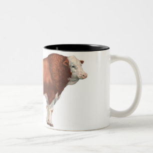 Bicolor Simmental Bull de la taza del matón de la carne d