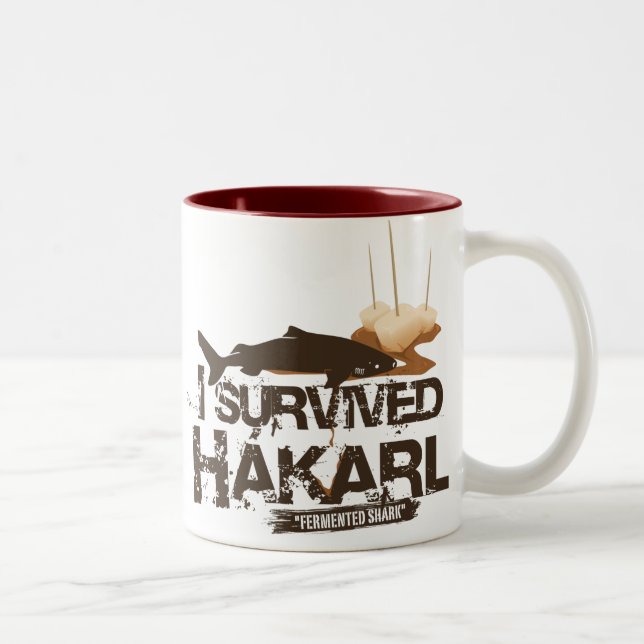 Bicolor Sobreviví la taza de Hákarl (Derecha)