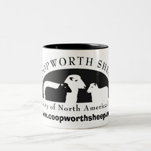 Bicolor Sociedad de las ovejas de Coopworth de la taza de