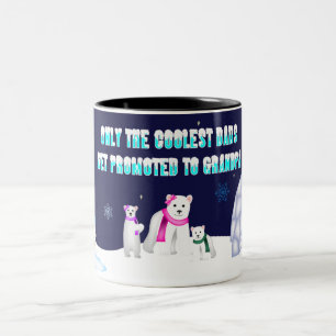 Bicolor Solamente la taza más fresca de los papás