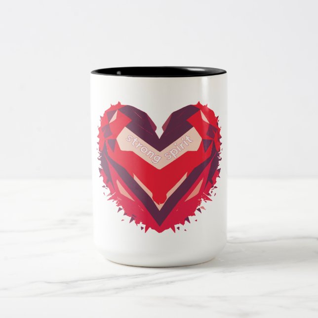 Bicolor Sólida taza espiritual (Centro)