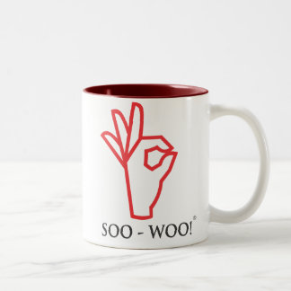 Bicolor ¡SOO-WOO! Taza de café