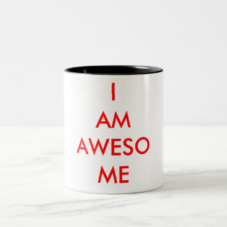 Bicolor SOY taza IMPRESIONANTE del coffe