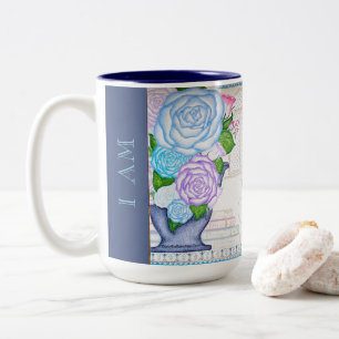 Bicolor Soy Tranquilo - Taza de Café Armonía Interior