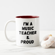 SOY UN MAESTRO DE MÚSICA & ORGULLOSO TAZA DE CAFEÉ