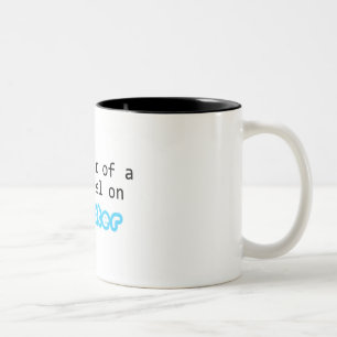 Bicolor Soy un poco una taza de la gran cosa