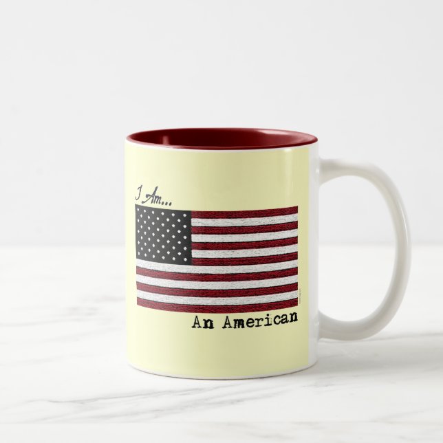 Bicolor SOY una taza americana (Derecha)