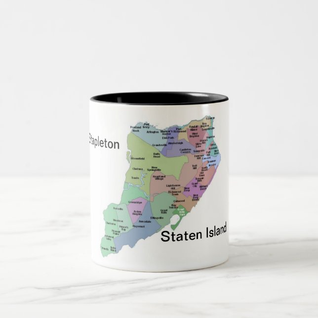 Bicolor Stapleton, taza del tono del ~ dos de Staten (Centro)