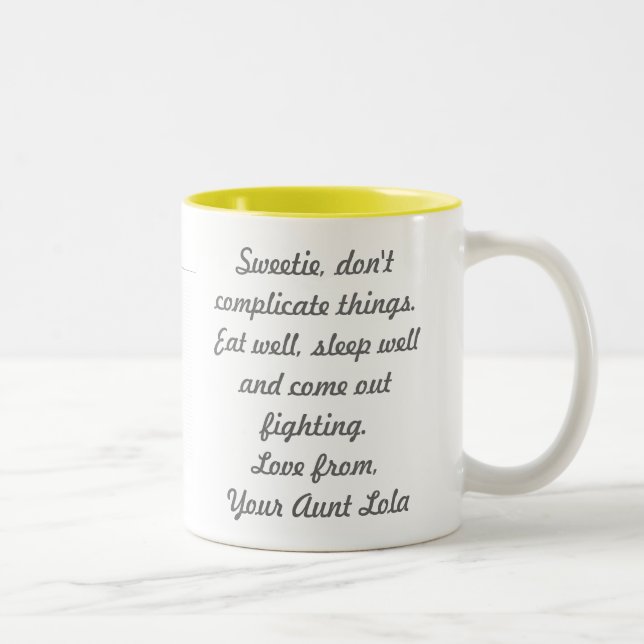 Bicolor "Su taza de tía Lola" (Derecha)