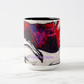 Bicolor Sueño con usted taza