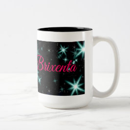 Bicolor Sueño grande de una taza de unicornio de 15 onzas