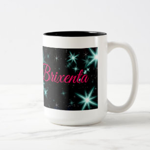 Bicolor Sueño grande de una taza de unicornio de 15 onzas