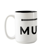 TACITurno. Taza de café negra y blanca