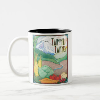 Bicolor Tahoma cultiva la taza