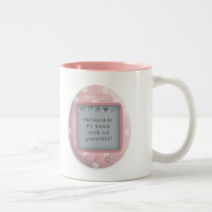 Bicolor Tamagotchi inspiró la taza