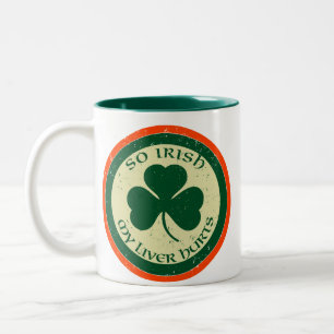 Bicolor Tan irlandés, mi hígado daña la taza