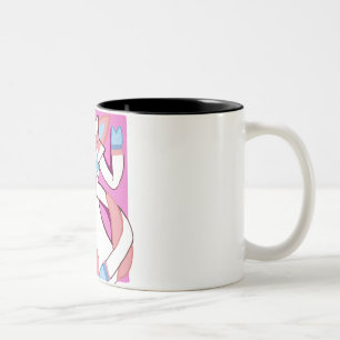 Bicolor Taza