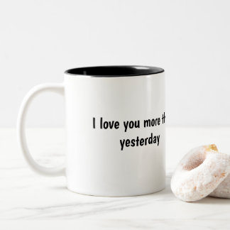 Bicolor taza