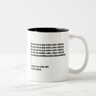 Bicolor taza