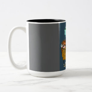Bicolor Taza