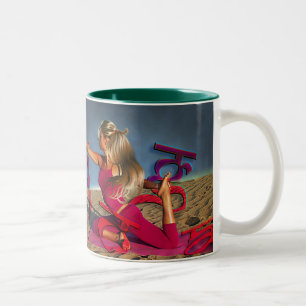 Bicolor Taza