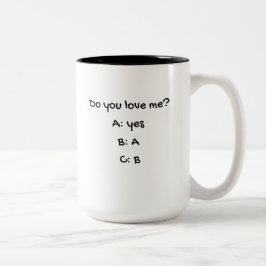 Bicolor Taza