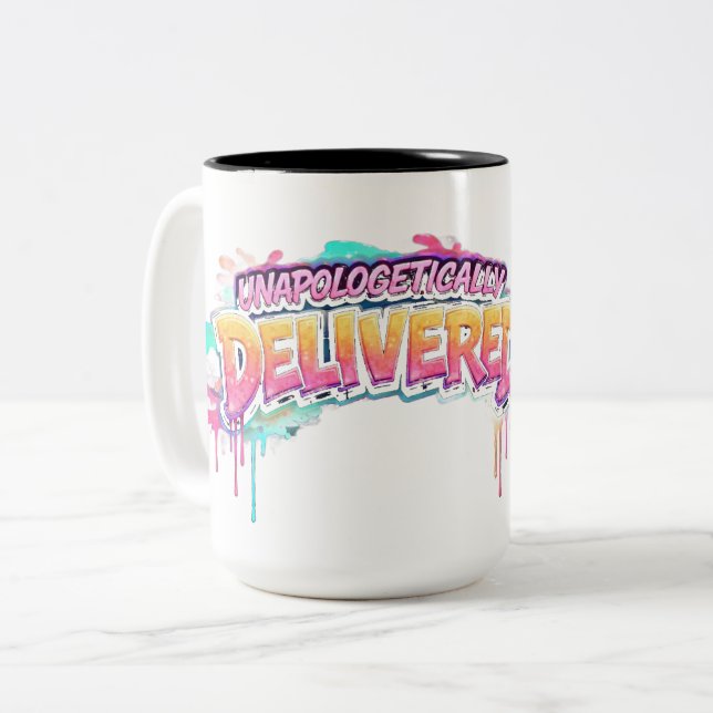 Bicolor Taza (Anverso izquierdo)