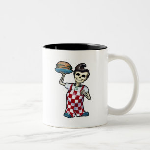 Bicolor Taza 11oz. del muchacho de Ded