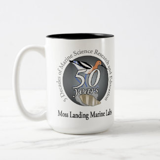 Bicolor Taza (15 onzas): el dos-tono, pájaro/invierte