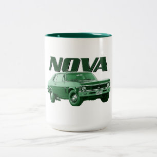 Bicolor Taza 1969 de café de Chevy Nova SS