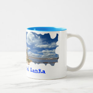 Bicolor Taza 1 de Sri Lanka Scenary