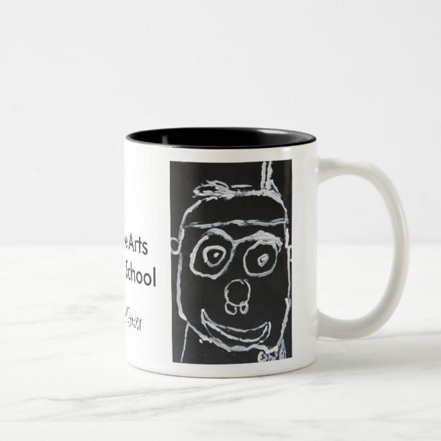 Bicolor taza 1-Ezra (Derecha)