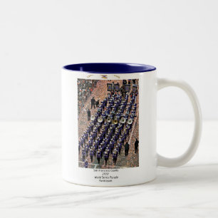 Bicolor Taza #2 de la banda del participante de la serie