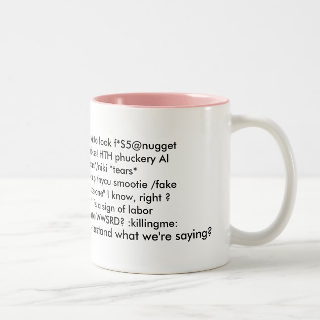 Bicolor Taza 2 de los refranes - (Derecha)