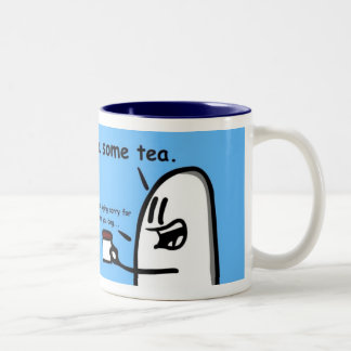 Bicolor taza 2 del té