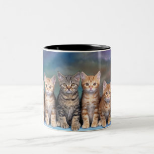 Bicolor taza 325 ml gatos