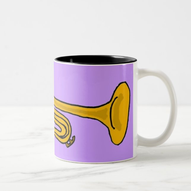 Bicolor Taza A.C. fresca de la trompeta (Derecha)