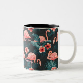 Bicolor Taza a dos colores, 325 ml Flamenco rosa