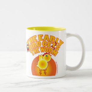 Bicolor TAZA a quien madruga, Dios le ayuda