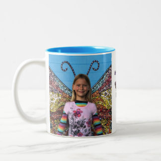 Bicolor Taza a solas de la mariposa de Dylan