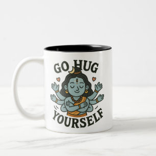 Bicolor Taza Abraza a Ti Mismo – Shiva de Amor Propio Espi