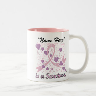 Bicolor Taza adaptable del superviviente del cáncer de