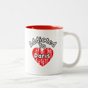 Bicolor Taza Addicted to Paris