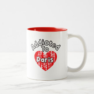 Bicolor Taza Addicted to Paris